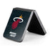 NBA Miami Heat Black Partial Logo Galaxy Z Flip6 Skin